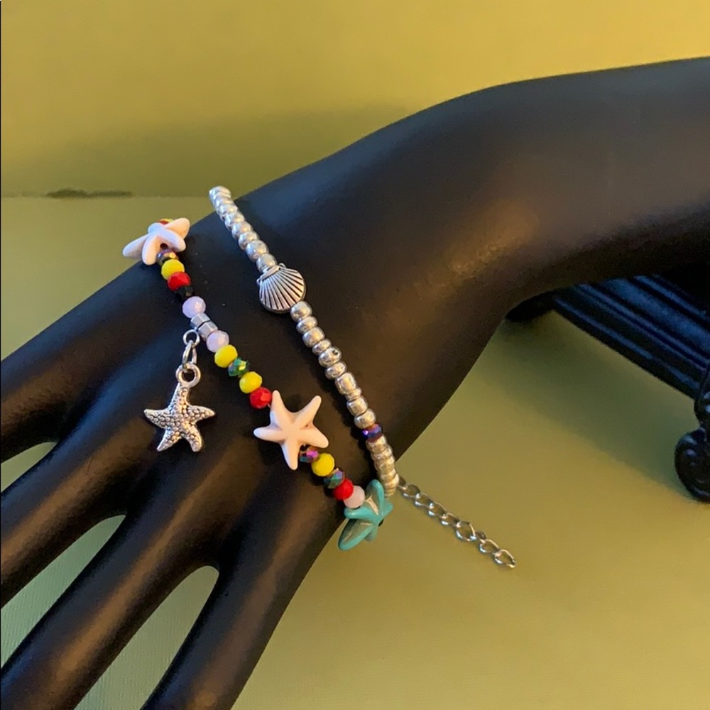 Super Cute Anklet or Bracelet Starfish Design